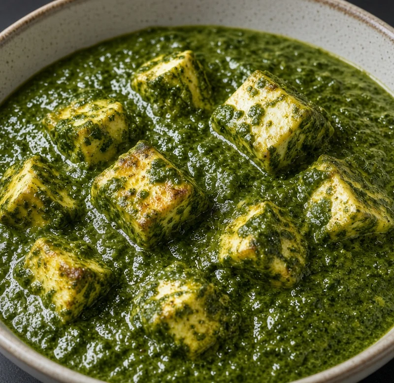 Palak paneer at Aroma Of India, downtown Calgary